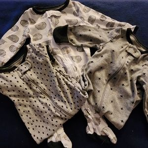 Set of 3 - Cloud Island Baby Footies